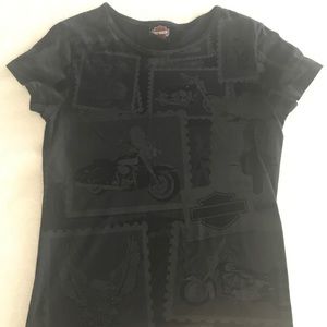 Harley Davidson women fitted top Large Outer Banks